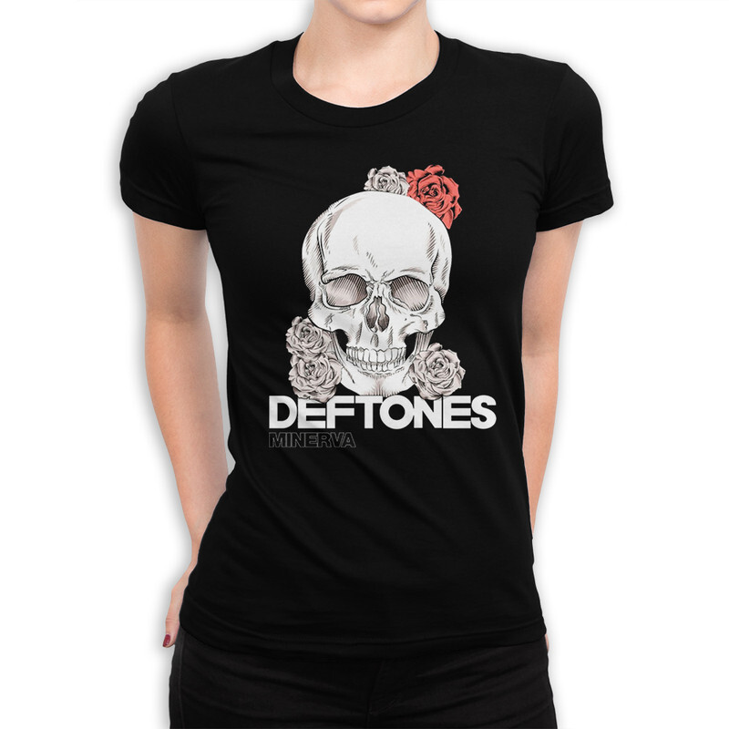 

Футболка женская Dream Shirts Deftones - Minerva 999863111 черная 2XL, Deftones - Minerva 999863111