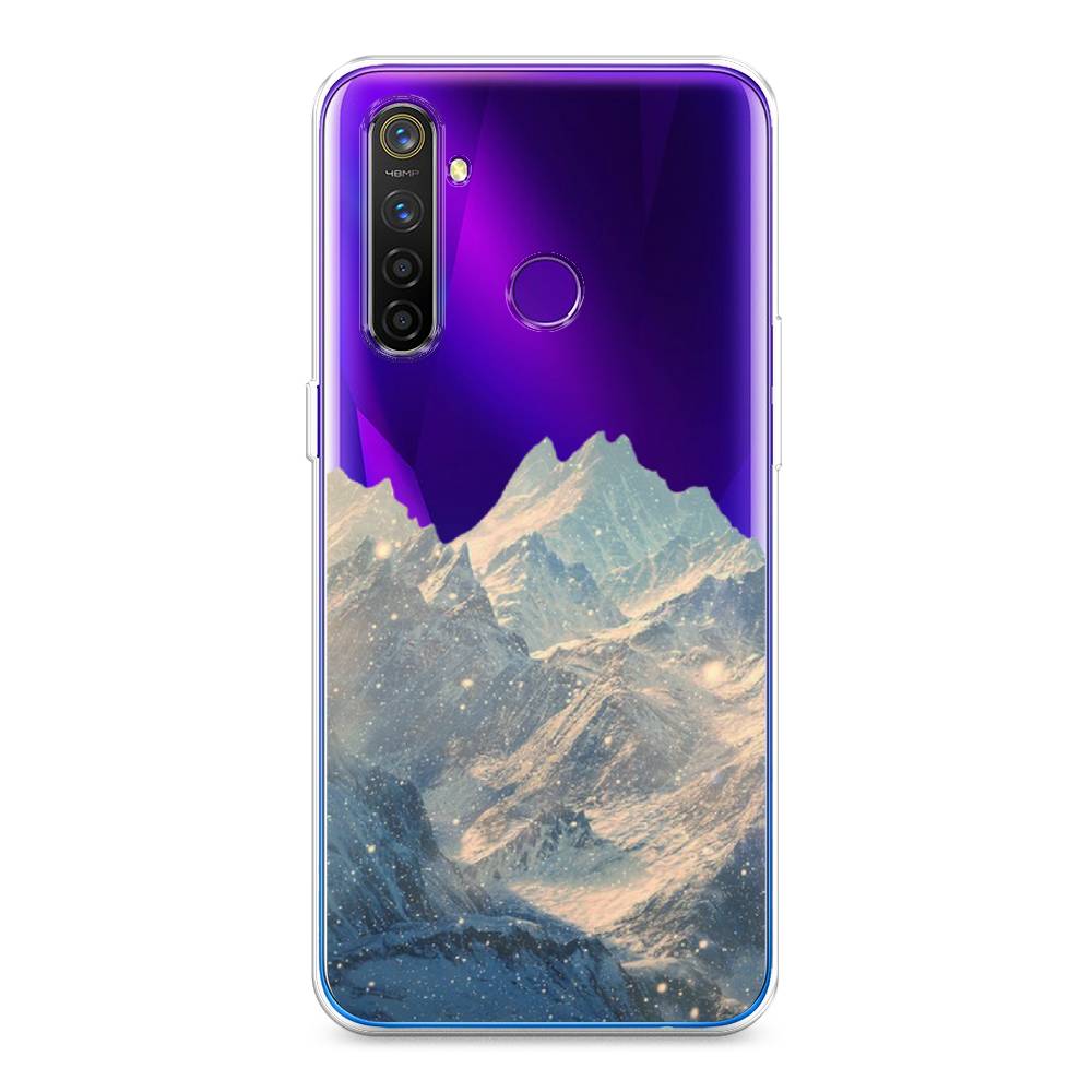 

Чехол Awog на Realme 5 Pro "Горы арт 2", Разноцветный, 251650-10