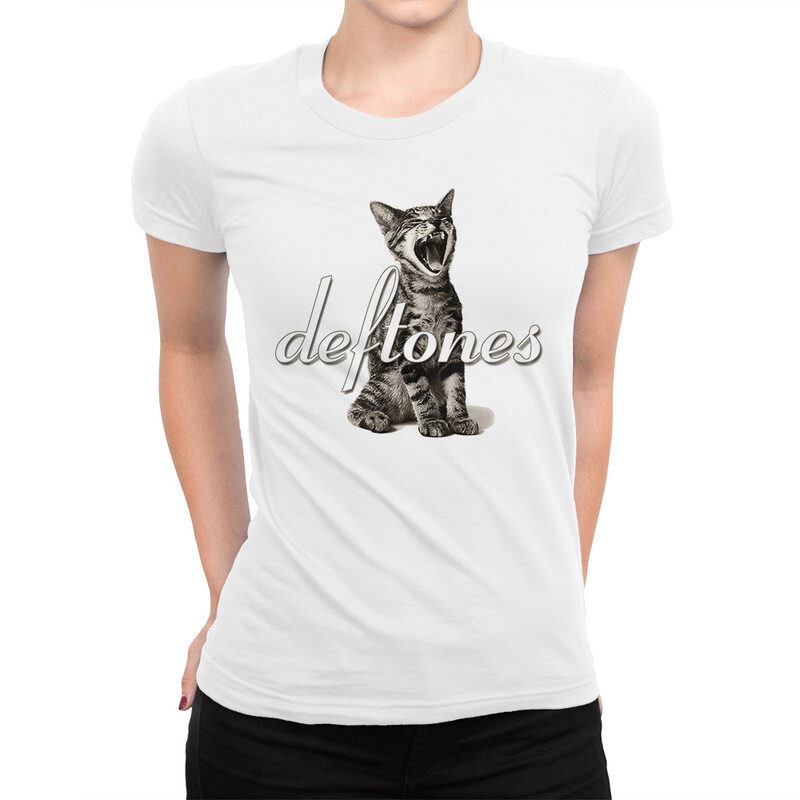 фото Футболка женская dream shirts deftones - кот 999864111 белая s