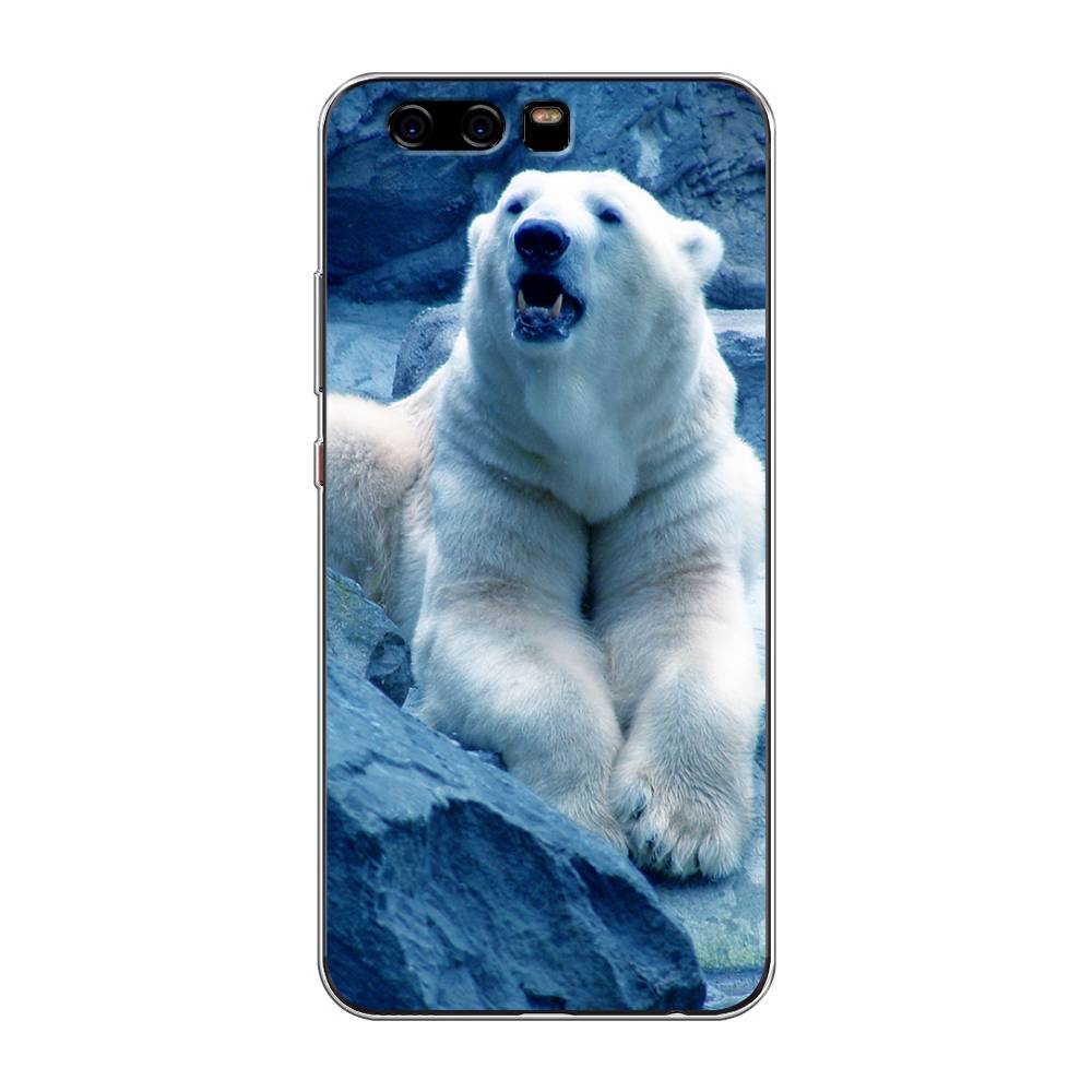 

Чехол для Huawei P10 "Белый медведь", Голубой;белый, 62250-1