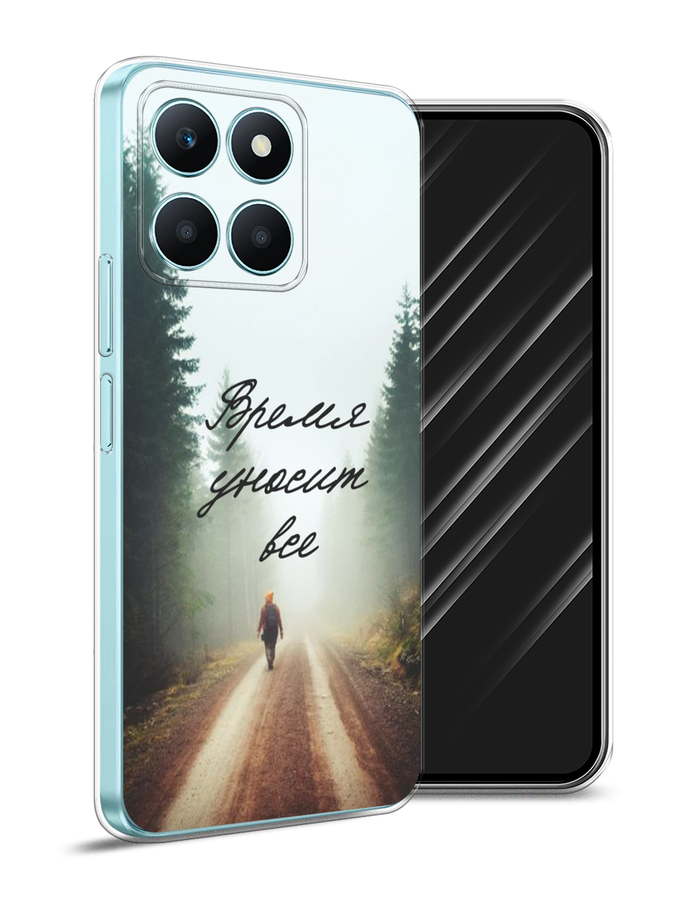 

Чехол Awog на Honor X6A "Время уносит все", Зеленый;коричневый;белый, 6122050-1