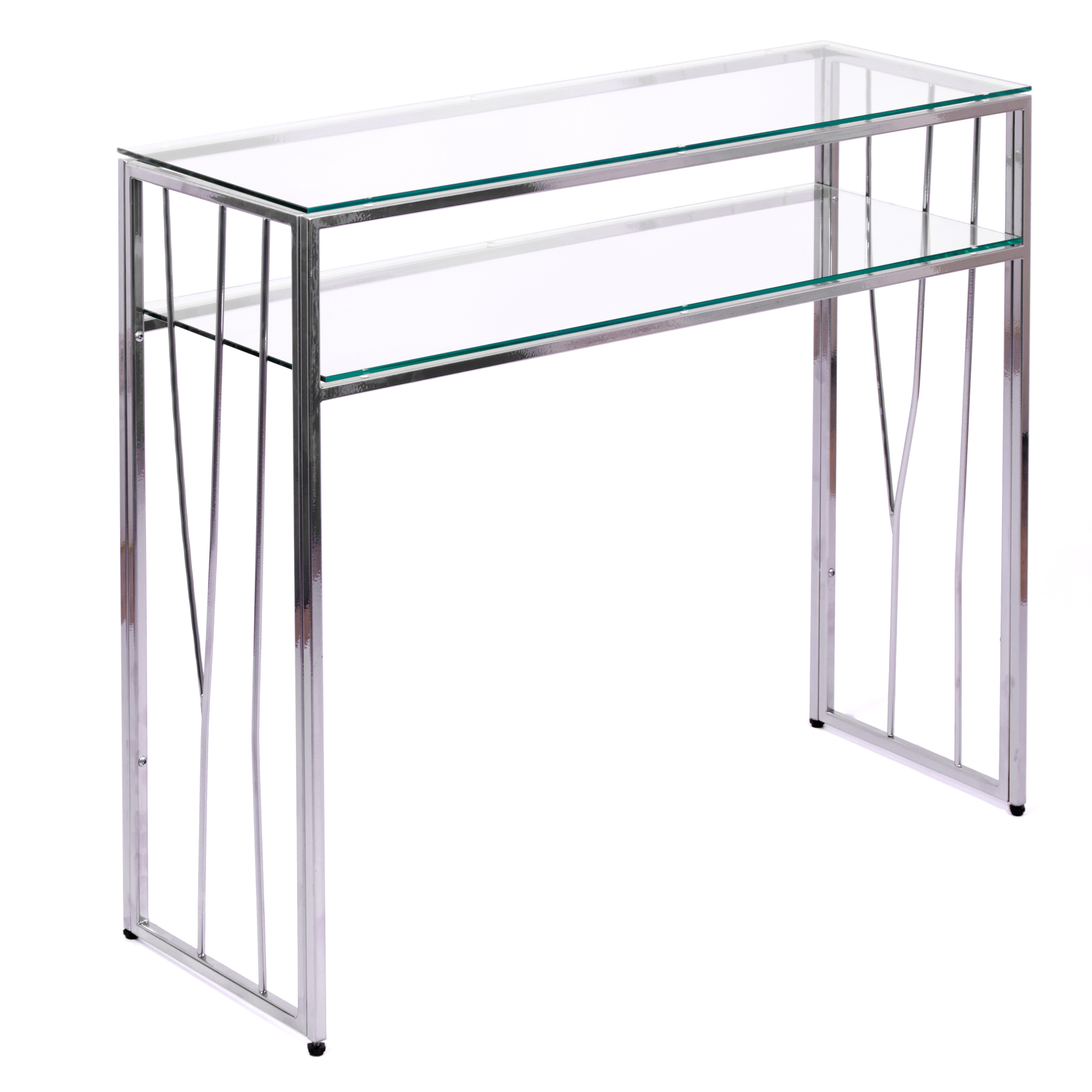 

Консольный стол 1121-CS clear серебряный AllConsoles 100x35x80, 1121