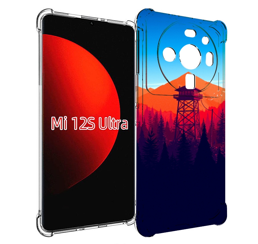 

Чехол MyPads лес с оранжевыми горами для Xiaomi 12S Ultra, Прозрачный, Tocco