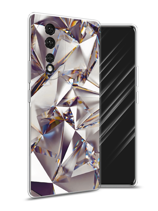 

Чехол Awog на Honor 80 "Бриллианты", Серебристый;бежевый, 6120350-1