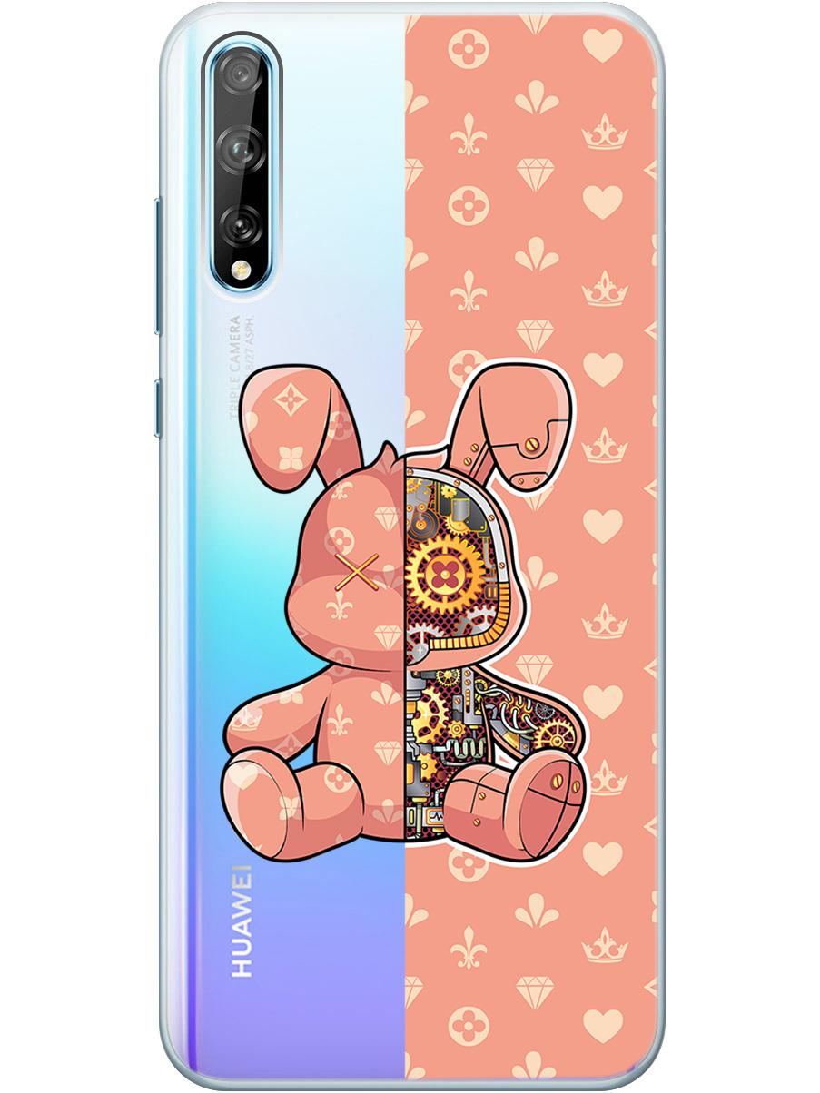 

Силиконовый чехол на Honor 30i / Huawei Y8P с принтом "Персиковый Кролик с механизмом", Прозрачный;бежевый;оранжевый, 723101171
