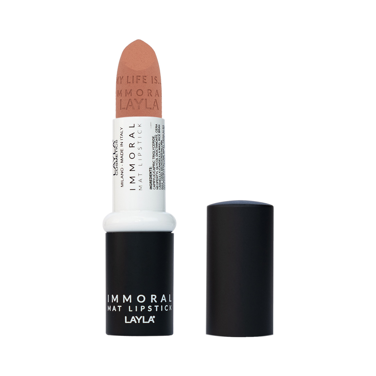 фото Помада для губ layla cosmetics матовая immoral mat lipstick n2 4 г