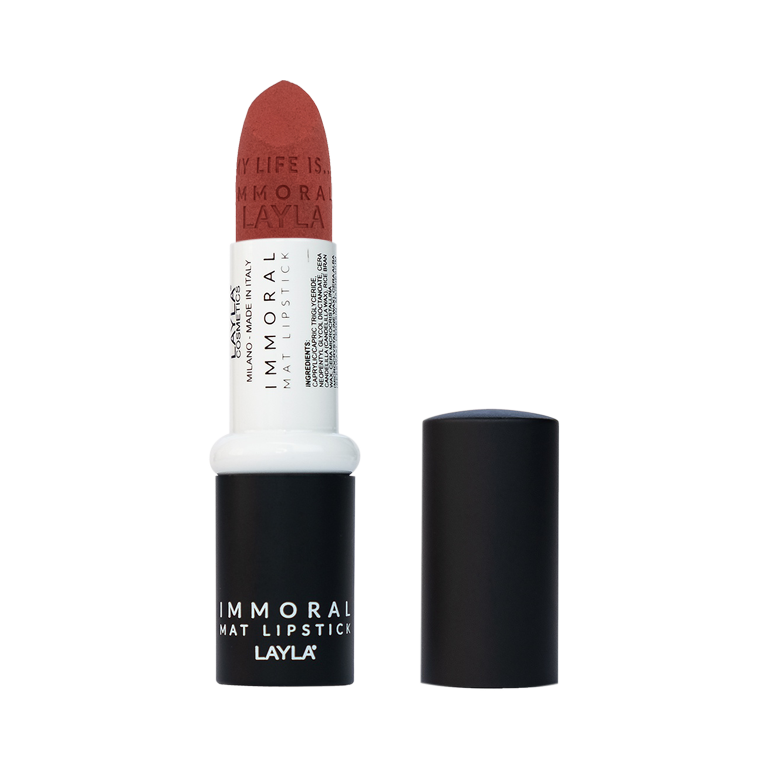 

Помада для губ Layla Cosmetics матовая Immoral Mat Lipstick N5 4 г, Красный, Immoral Mat Lipstick