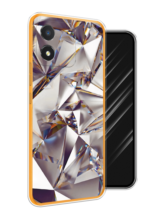 

Чехол Awog на Honor X5 "Бриллианты", Серебристый;бежевый, 6120950-1