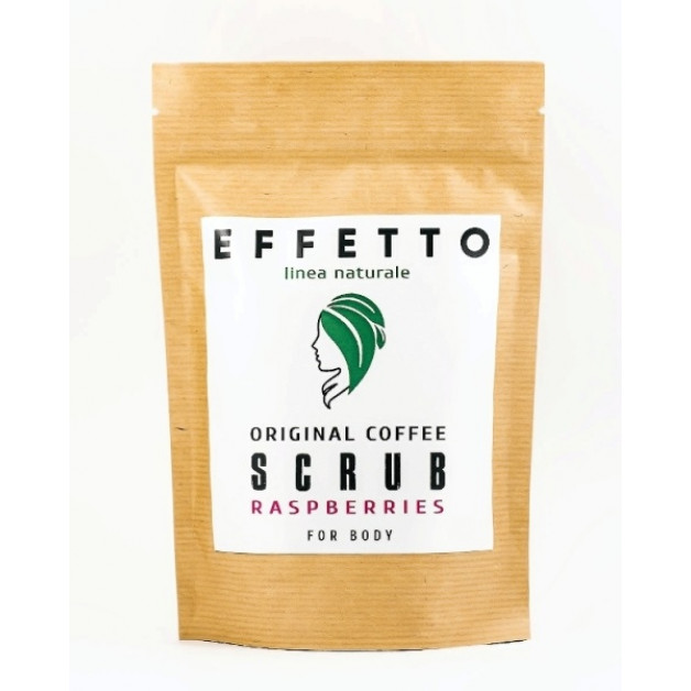 Скраб Effetto сухой кофейный аромат малина 200 г