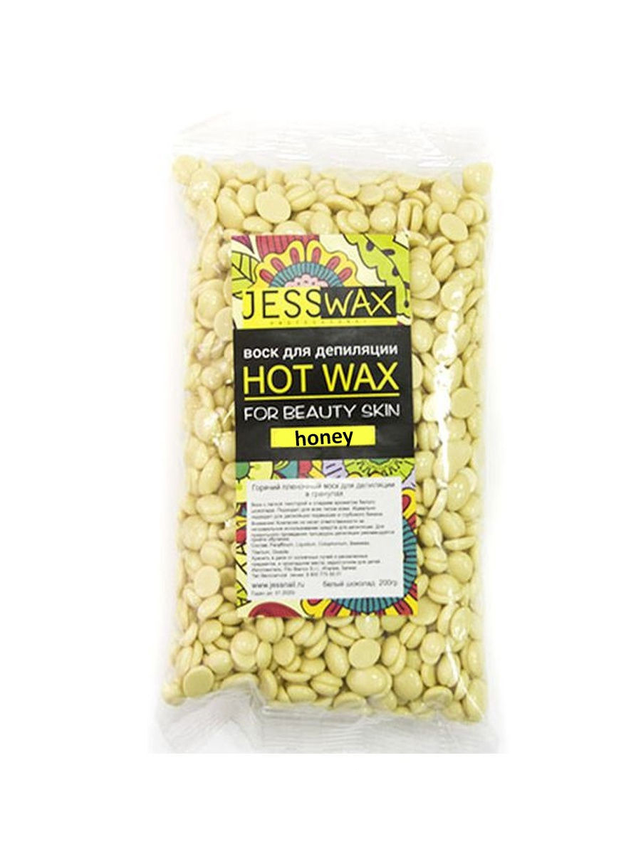 

JessNail Воск д/депиляции JN Hot Wax пленочный 100г Honey