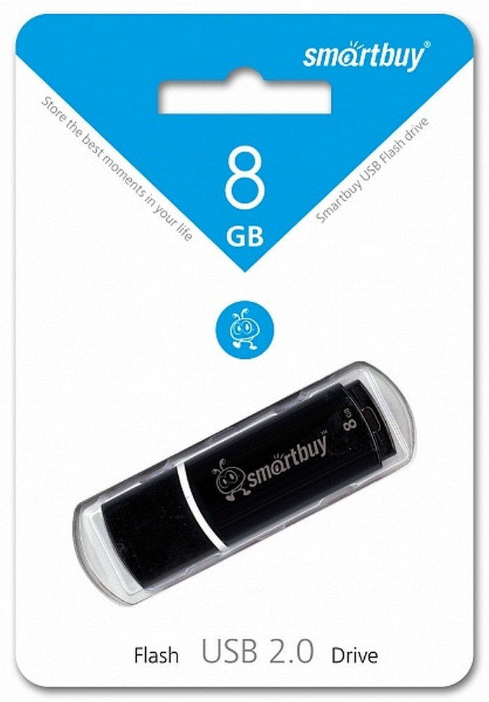 фото Usb флеш накопитель 8 gb smartbuy crown black sb8gbcrw-k тайвань