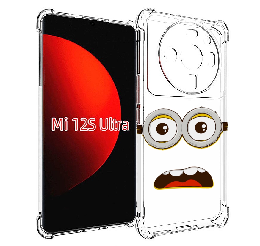 

Чехол MyPads лицо-миньона для Xiaomi 12S Ultra, Прозрачный, Tocco