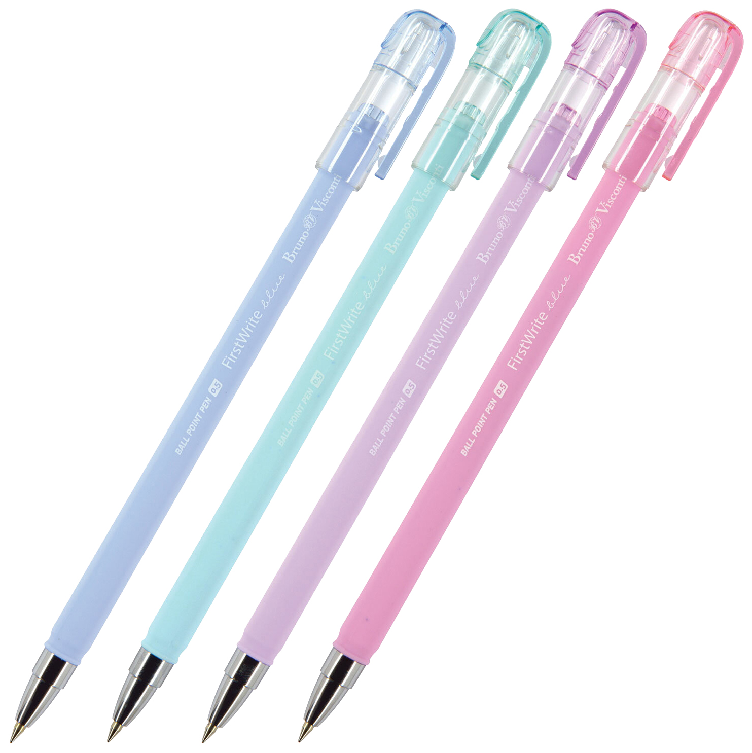 

Ручка шариковая Bruno Visconti FirstWrite Zefir 1111341, синяя, 0,5 мм, 1 шт.