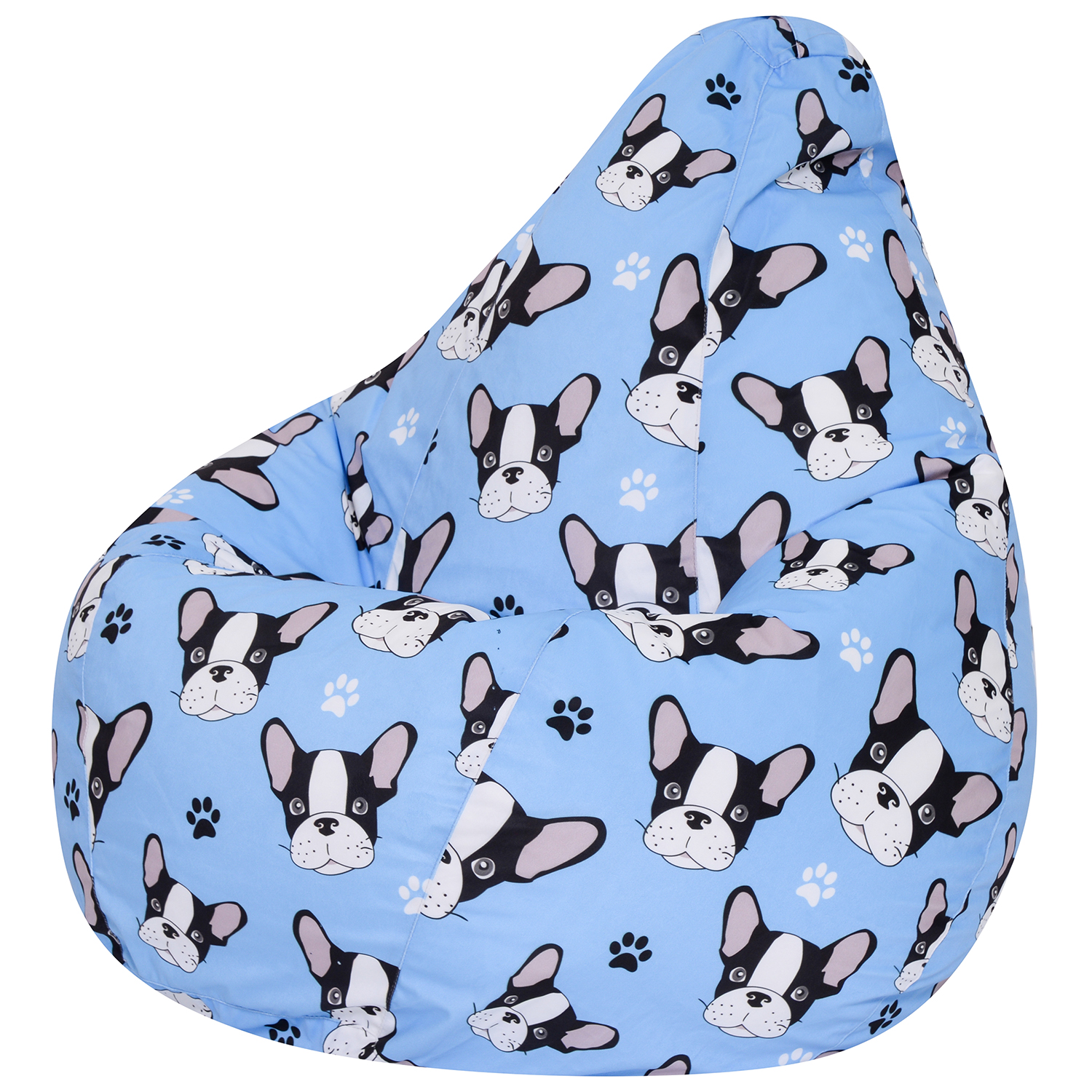 фото Кресло мешок груша французский бульдог 2xl, классический dreambag