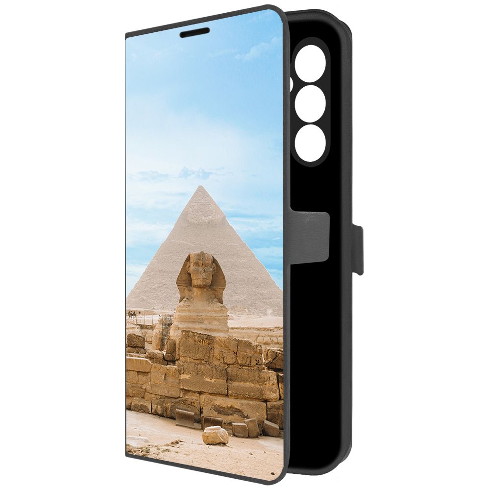 Чехол-книжка Krutoff Eco Book для Samsung Galaxy A34 5G (A346) Египет, Сфинкс (черный)