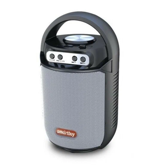 

Портативная акустика SmartBuy SBS-5030 Loop черная 5Вт, Bluetooth, MP3, FM-радио