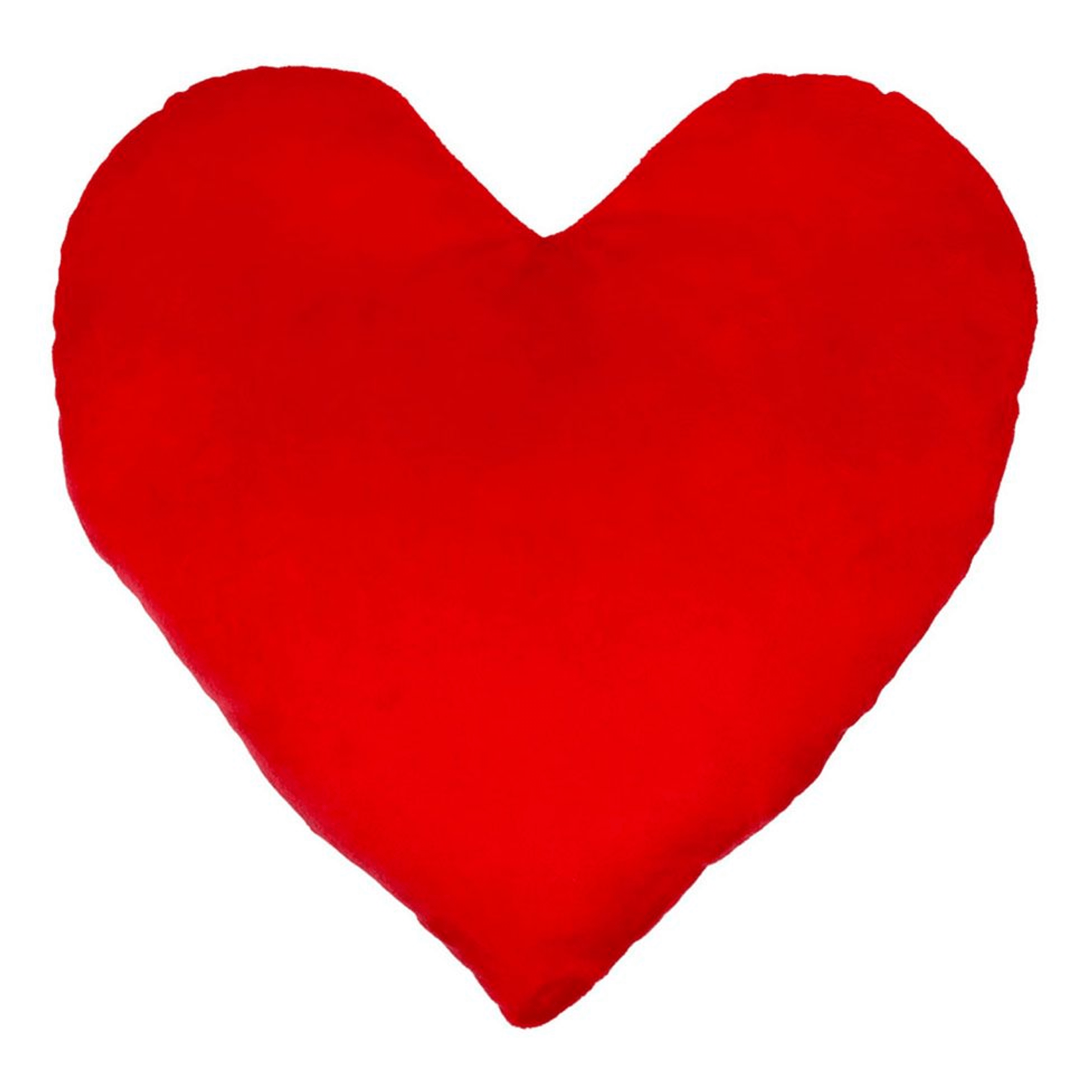 Подушка декоративная Nat Сердце красная 40 см 350₽