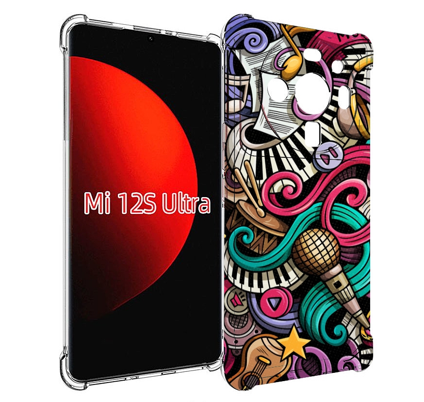 

Чехол MyPads любимая-музыка для Xiaomi 12S Ultra, Прозрачный, Tocco