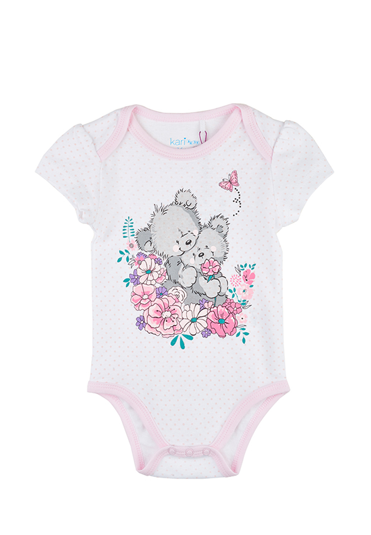 

Боди детское Kari baby AW19B04703101 белый р.68, AW19B04703101