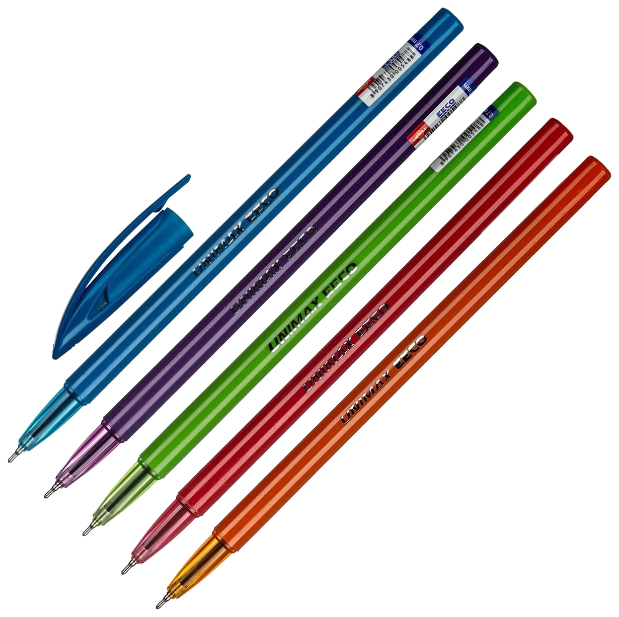 Ручка шариковая Unimax Trio DC tinted 722464, синяя, 0,7 мм, 1 шт.