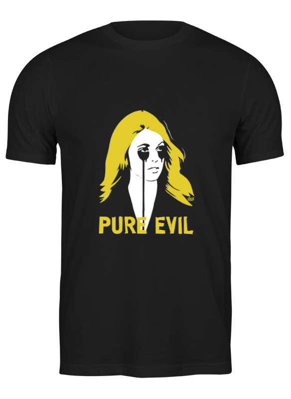 

Футболка мужская Printio Pure evil черная 2XL, Черный, Pure evil