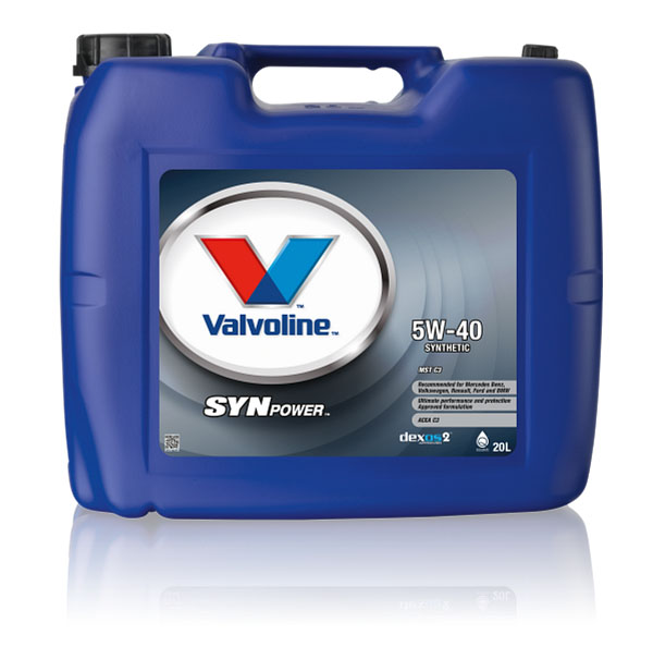 

Моторное масло VALVOLINE 872387 SYNPOWER MST C3 5W40 20л, 872387