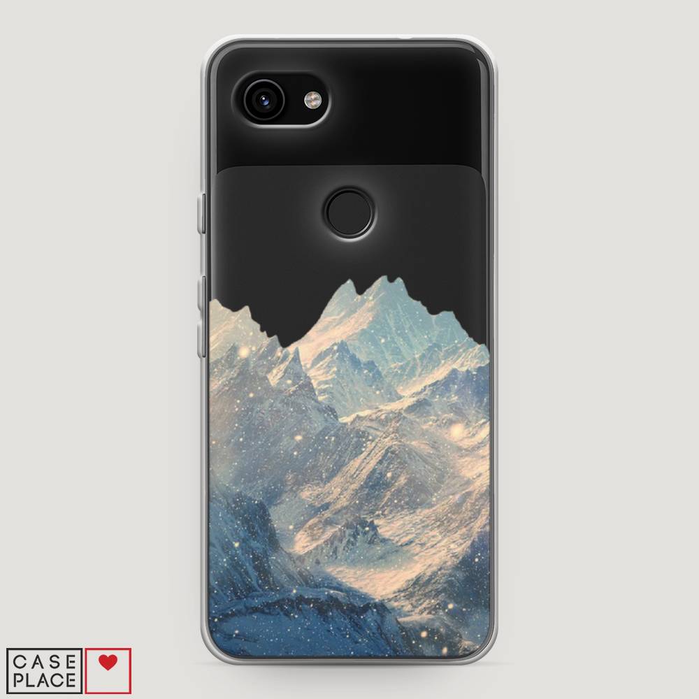 

Чехол Awog на Google Pixel 3a "Горы арт 2", Разноцветный, 270150-10