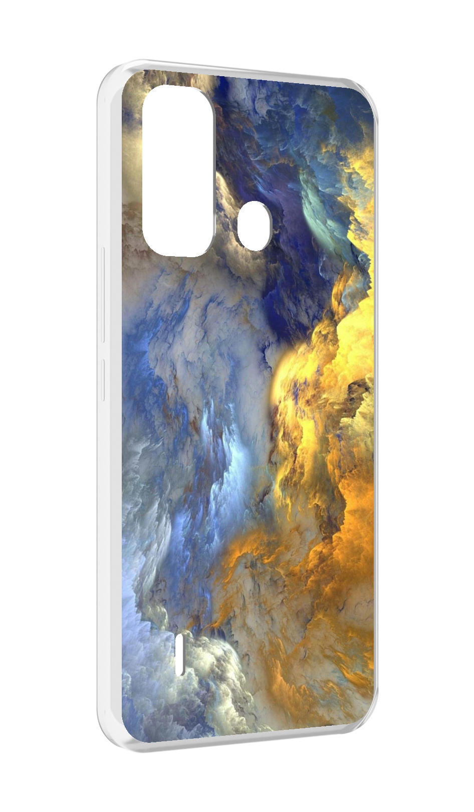 

Чехол MyPads мраморное небо для ITEL A49 / A58 / A58 Pro, Прозрачный, Tocco