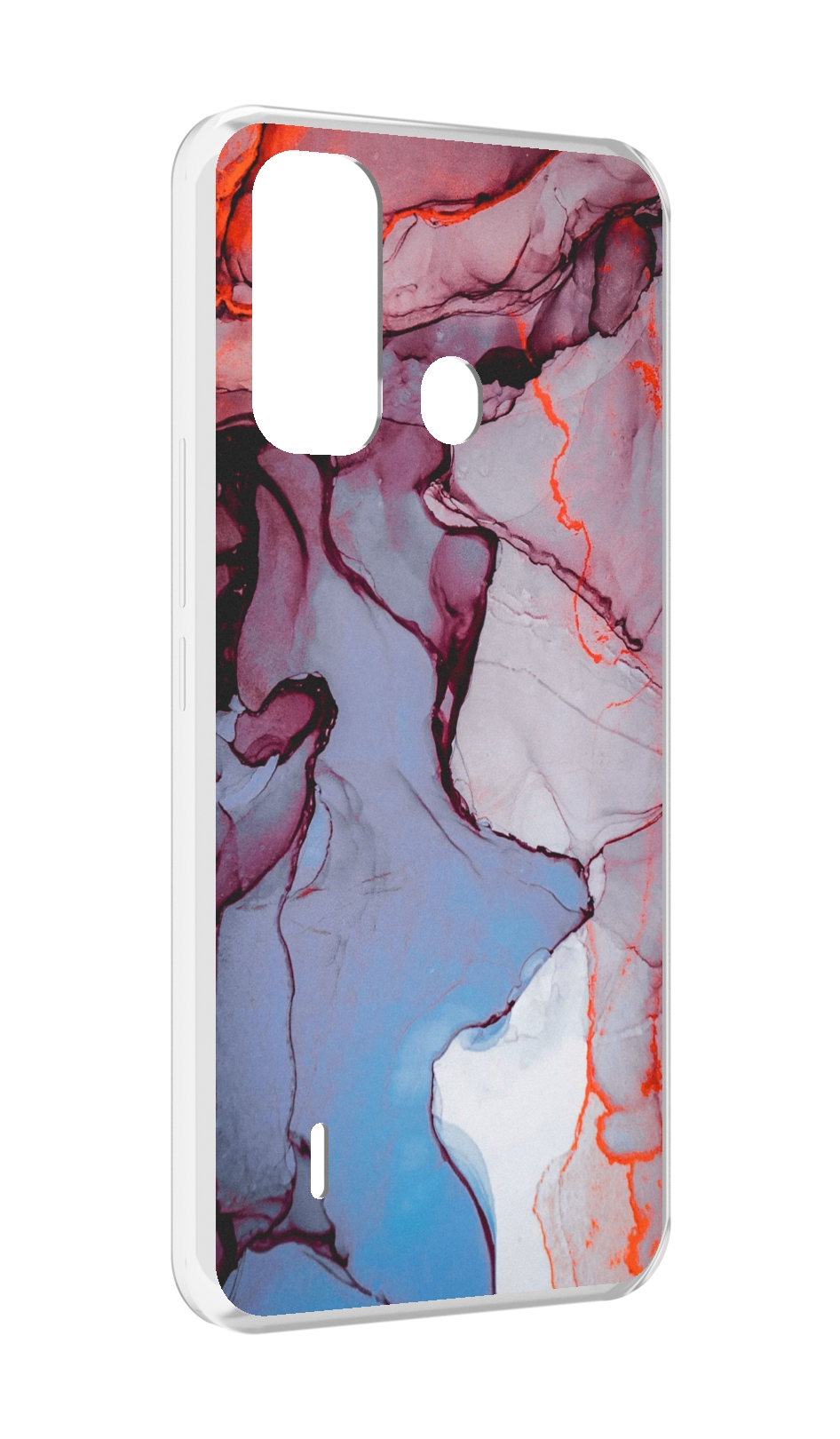 

Чехол MyPads мраморный рисунок для ITEL A49 / A58 / A58 Pro, Прозрачный, Tocco