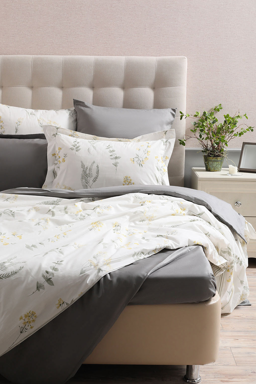 

60292089 пододеяльник 21maison (белый/зеленый) (150x210)