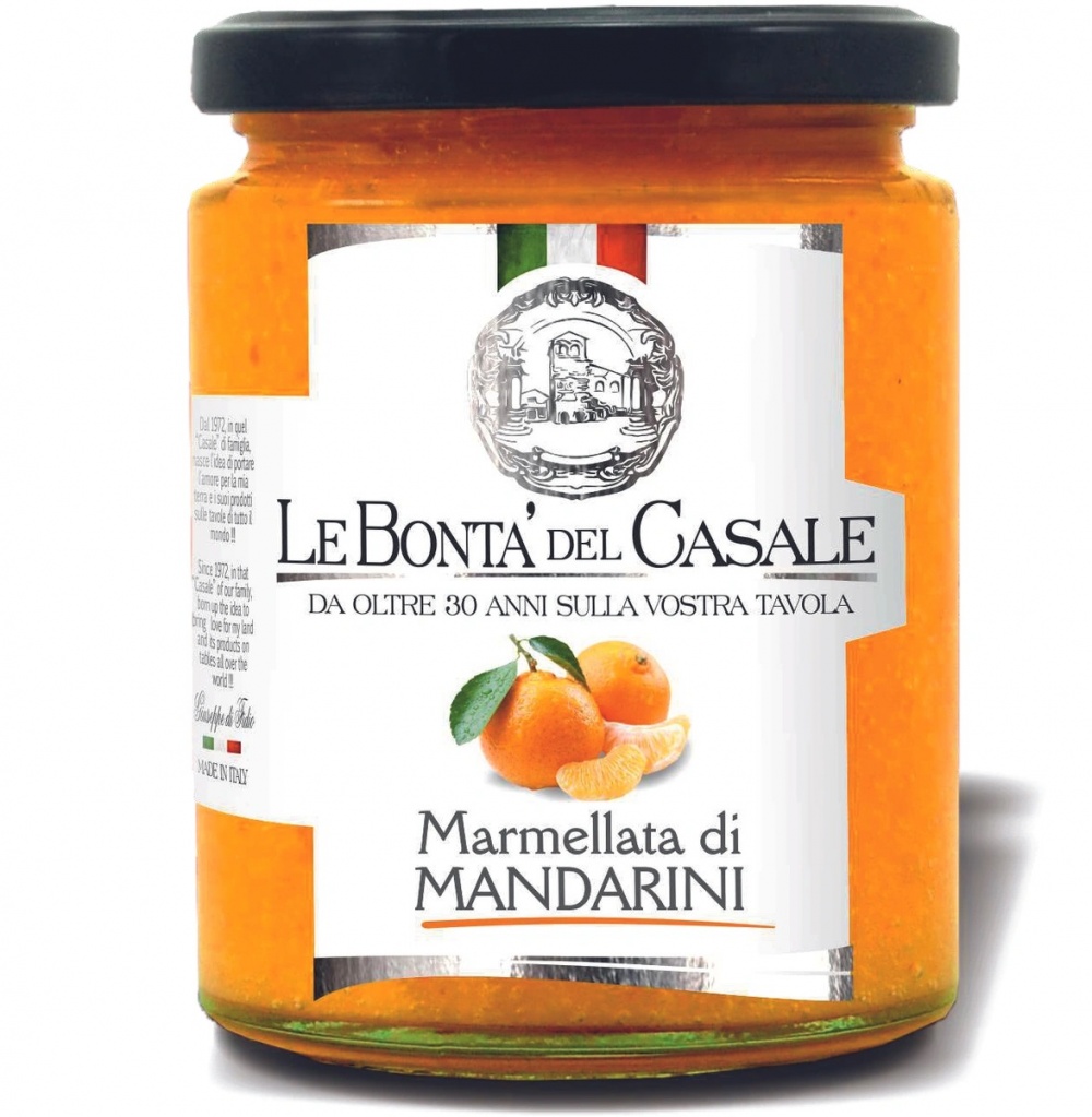 

Конфитюр LE BONTA DEL CASALE из мандаринов 340г
