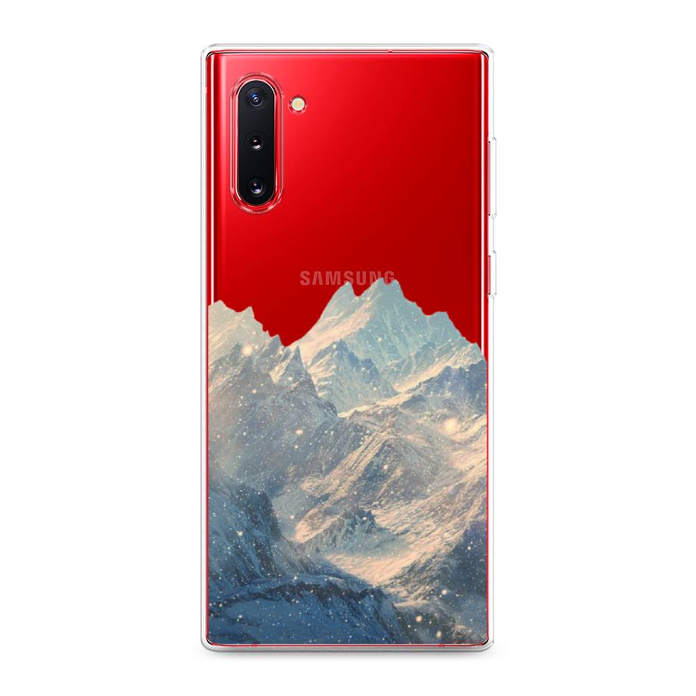 

Чехол Awog на Samsung Galaxy Note 10 "Горы арт 2", Разноцветный, 28650-10