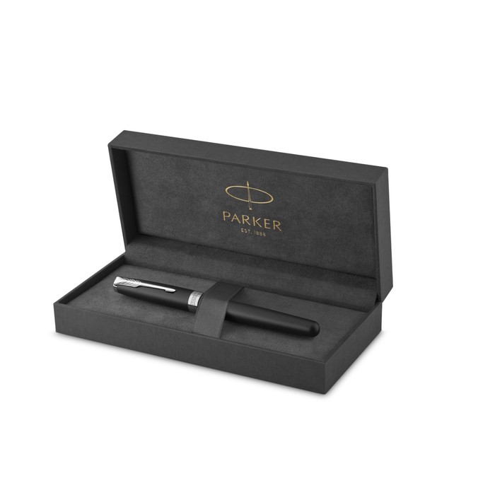 

Ручка-роллер Parker Sonnet Core Matte Black CT, черная