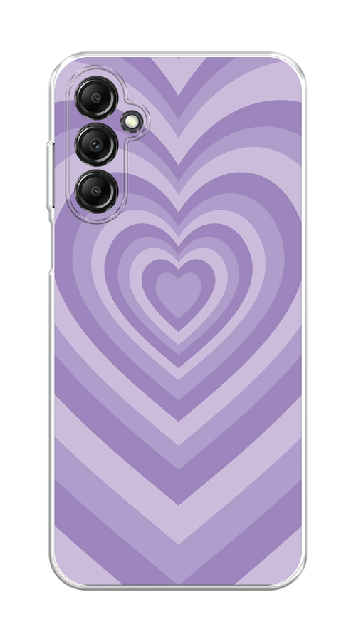 

Чехол на Samsung Galaxy A15 "Violet heart latte", Фиолетовый, 2108950-1