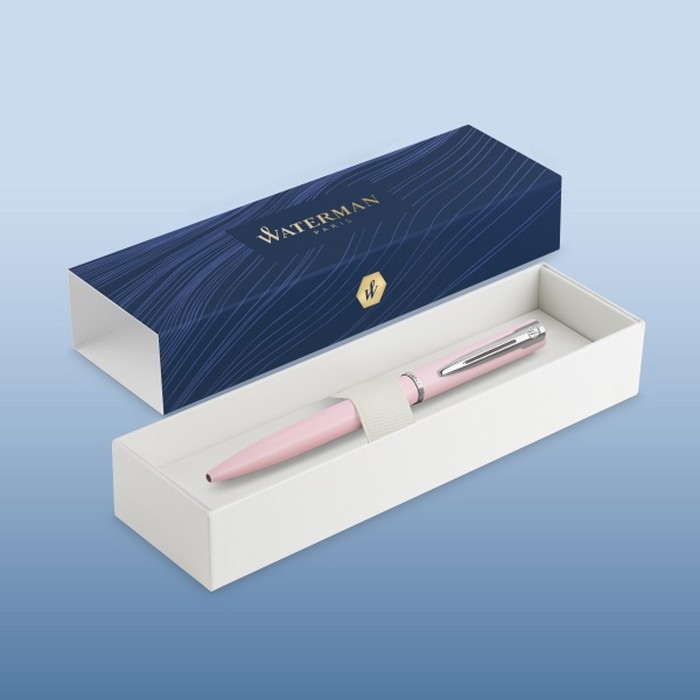 

Ручка шариковая Waterman Allure Pastel, 0,7 мм F, розовый корпус