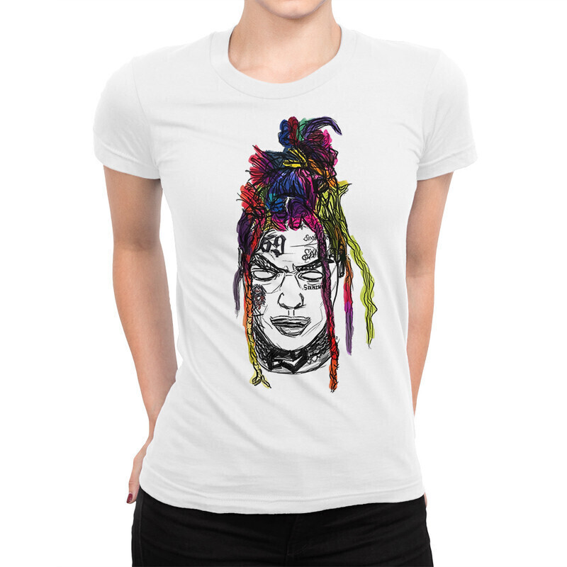 

Футболка женская Dream Shirts 6ix9ine 10005971 белая L, 6ix9ine 10005971