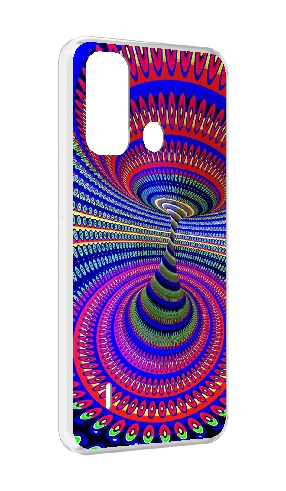 

Чехол MyPads оптическая иллюзия для ITEL A49 / A58 / A58 Pro, Прозрачный, Tocco