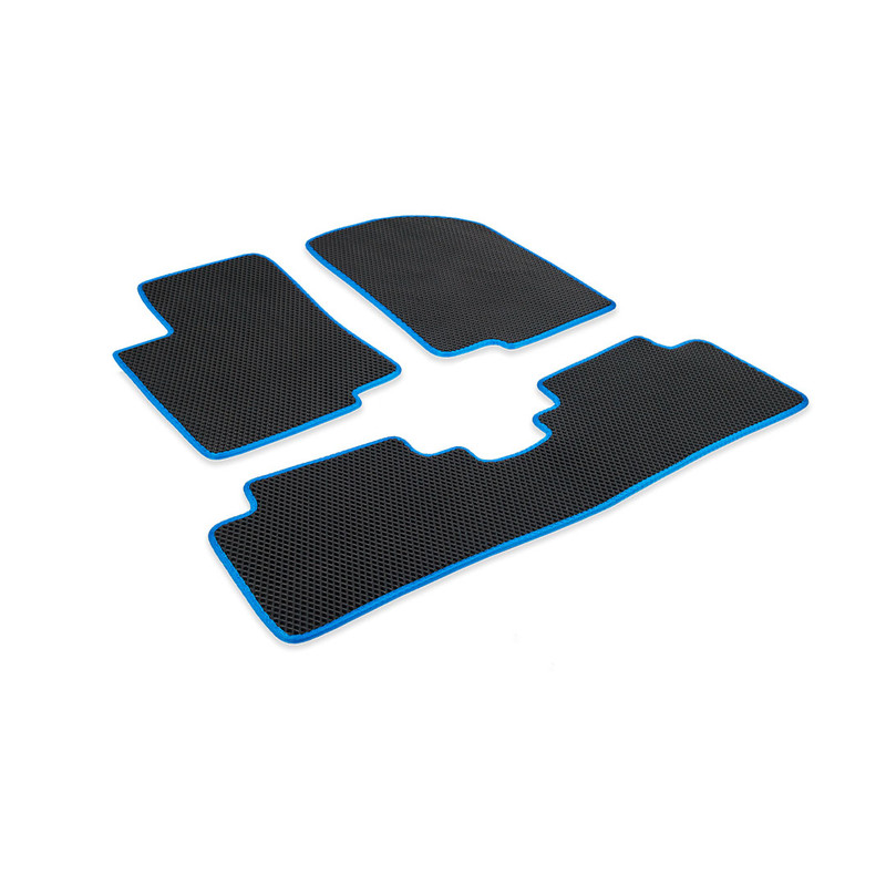 

Комплект ковриков в салон ЭВА CellMat Хонда СРВ II, черный-синий, CR-V