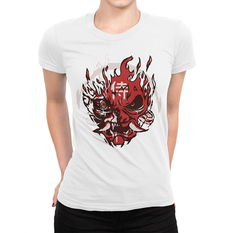 

Футболка женская Dream Shirts Киберпанк 10005991 белая M, Киберпанк 10005991