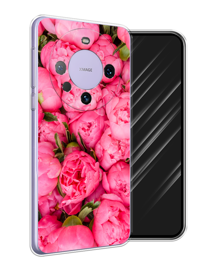 

Чехол Awog на Huawei Mate 60 Pro "Прекрасные пионы", Разноцветный, 6122250-1