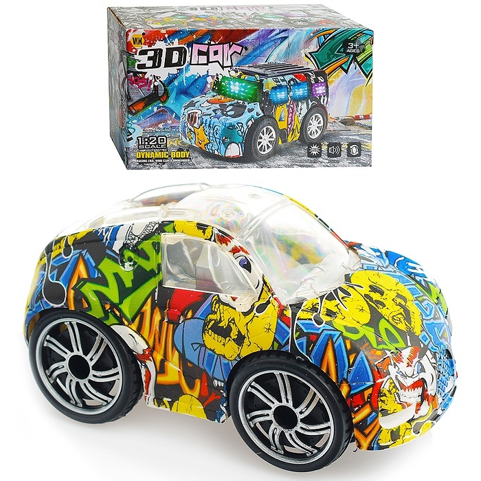 

Игрушечная машинка Oubaoloon 17х9,5х8,5 см, произвольное движение, свет, звук, 17х9,5х8,5 см, произвольное движение, свет, звук, на батарейках