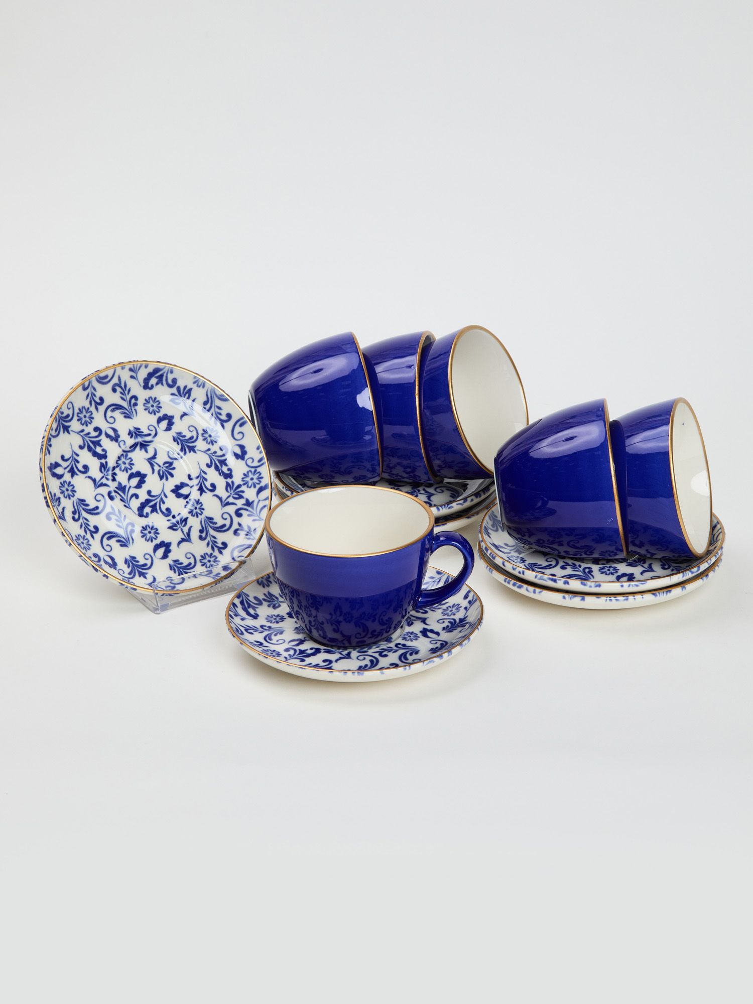 Чайный сервиз 12 предметов фарфор Tulu Porselen 250мл LUN12CS00010.T0