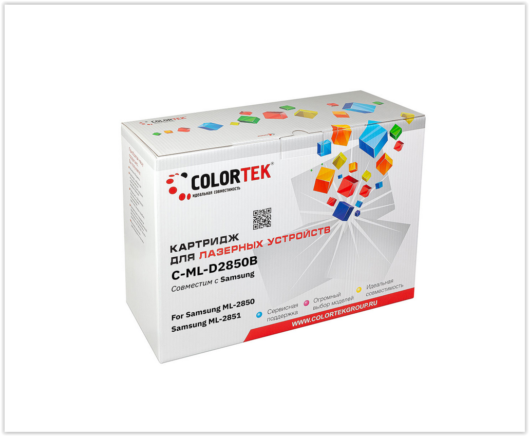 

Тонер-картридж для лазерного принтера Colortek (ML-D2850B) черный, совместимый
