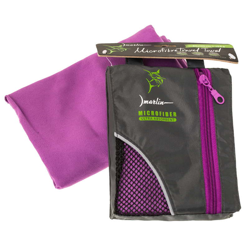 Полотенце из микрофибры Marlin Travel Towel Dark Purple M 60х120 см