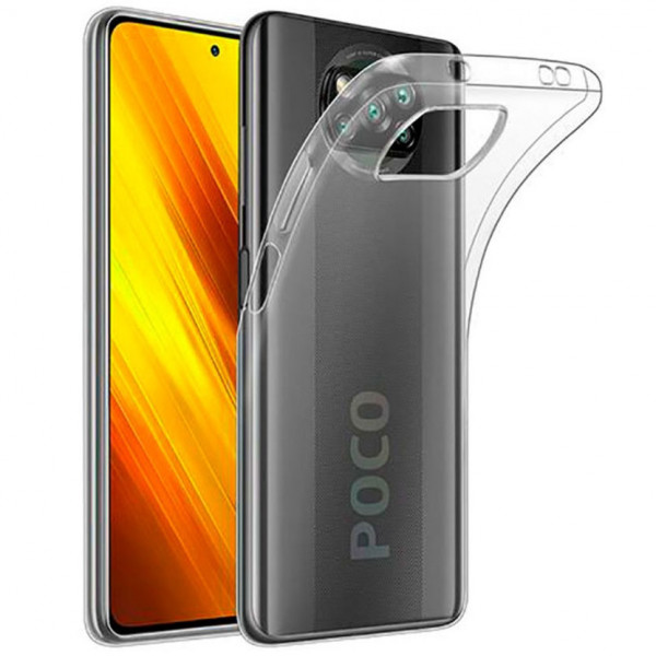 фото Tpu чехол clear case для xiaomi poco x3 (прозрачный) epik