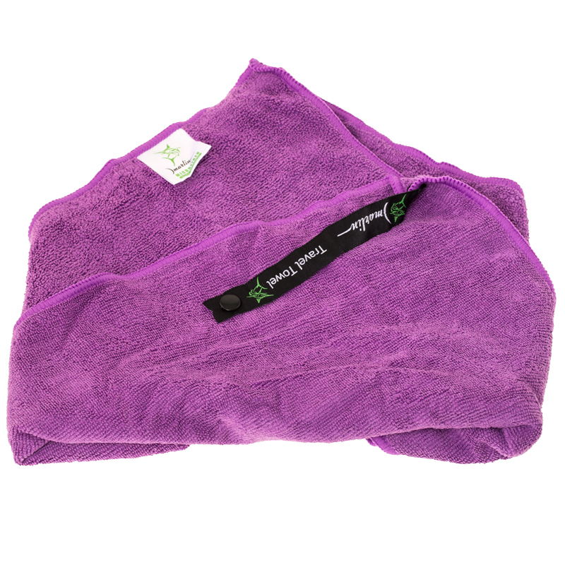 Полотенце из микрофибры махровое Marlin Terry Towel Dark Purple L 75х130 см