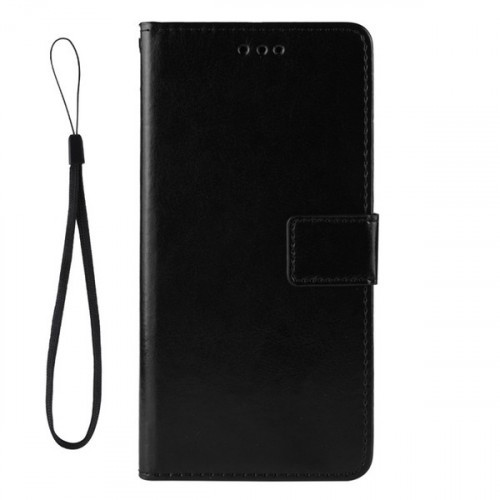 фото Чехол (книжка) wallet glossy с визитницей для iphone 12 / 12 pro (черный) epik