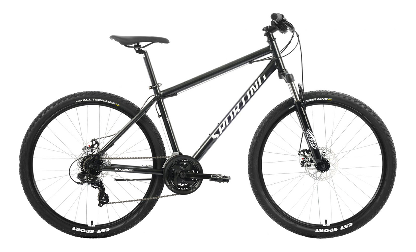 

Велосипед Forward Sporting 29 2.0 D 2023, Black/White, XL, Черный, Sporting 29 2.0 D (2023)