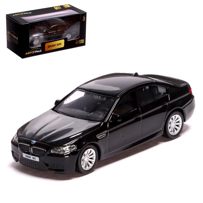 

Машина металлическая BMW M5, 1:43, цвет черный