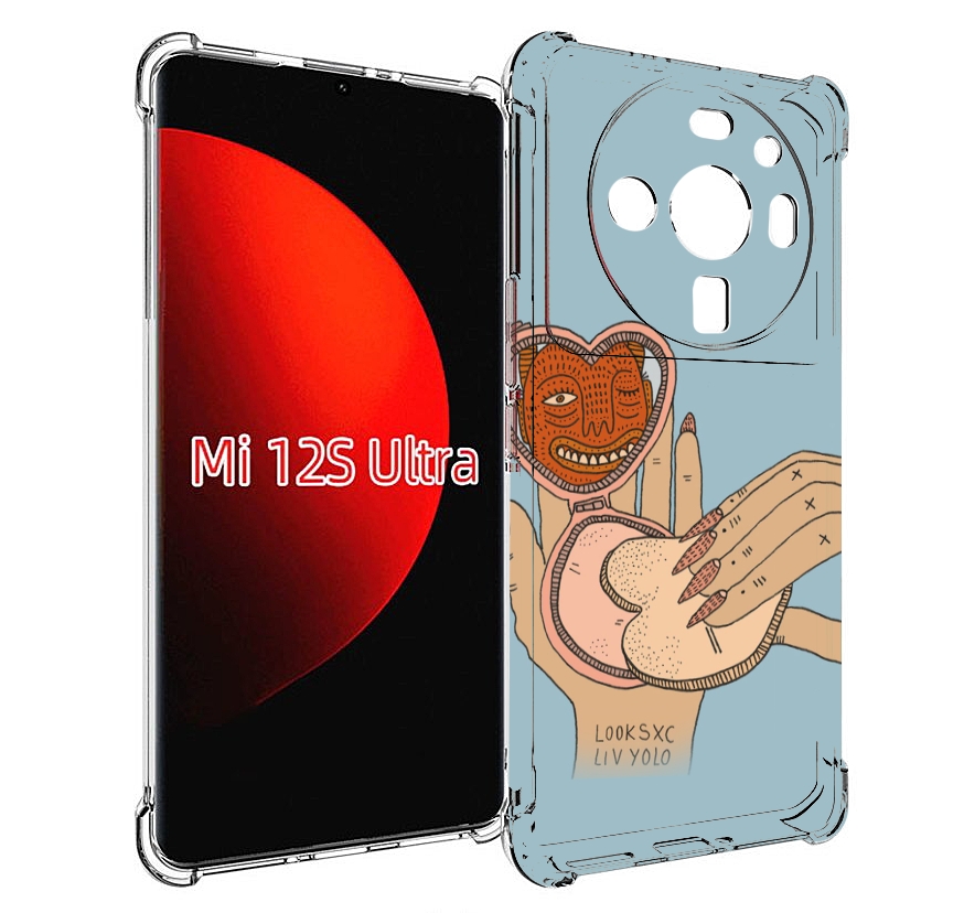 Чехол MyPads макияж картинка женский для Xiaomi 12S Ultra